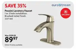 Home Hardware Possini Lavatory Faucet offer