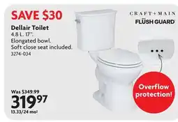 Home Hardware Dellair Toilet offer