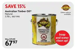 Home Hardware Australian Timber Oil offer
