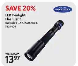Home Hardware LED Penlight Flashlight offer
