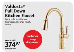 Home Hardware Valdosta Pull Down Kitchen Faucet offer