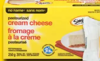 No Frills NO NAME CREAM CHEESE, 227/250 g offer