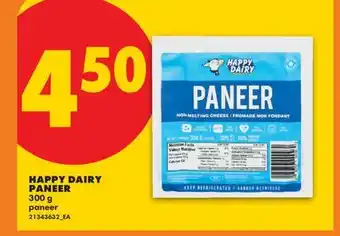No Frills HAPPY DAIRY PANEER offer