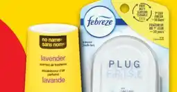 No Frills NO NAME GEL AIR FRESHENER, 170 G or FEBREZE WARMER PLUG offer