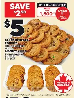 Independent Grocer BAKED IN-STORE COOKIES, 18'S offer