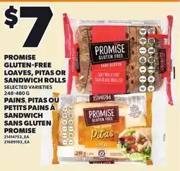 Independent Grocer PROMISE GLUTEN-FREE LOAVES, PITAS OR SANDWICH ROLLS offer