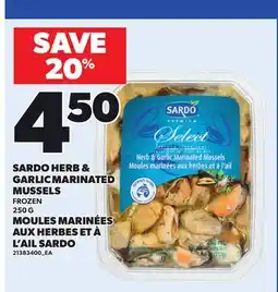 Independent Grocer SARDO HERB & GARLIC MARINATED MUSSELS offer