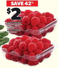 Independent Grocer RASPBERRIES offer