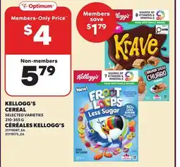 Independent Grocer KELLOGG'S CEREAL offer