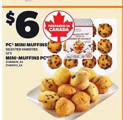 Independent Grocer PC MINI MUFFINS, 12'S offer