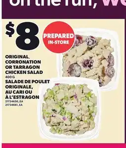 Independent Grocer ORIGINAL CORRONATION OR TARRAGON CHICKEN SALAD offer