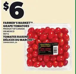 Independent Grocer FARMER'S MARKET GRAPE TOMATOES offer