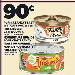 Independent Grocer PURINA FANCY FEAST WET CAT FOOD, 85 G OR FRISKIES WET CAT FOOD, 156 G offer