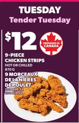 Independent Grocer 9-PIECE CHICKEN STRIPS offer