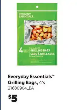 Real Canadian Superstore EVERYDAY ESSENTIALS GRILLING BAGS, 4'S offer