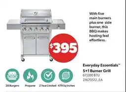 Real Canadian Superstore EVERYDAY ESSENTIALS 5+1 BURNER GRILL offer