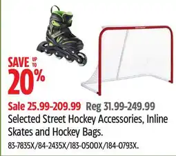 Canadian Tire Sherwood Selected Street Hockey Accessories offer