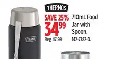 Canadian Tire Thermos 710mL Food Jar with Spoon offer