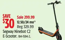 Canadian Tire Segway Ninebot C2 E-Scooter offer