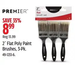 Canadian Tire Primer 2˝ Flat Poly Paint Brushes,3-Pk offer