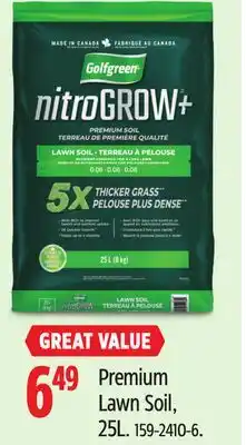 Canadian Tire Golfgreen Premium Lawn Soil offer