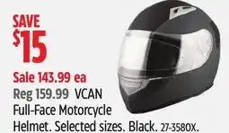 Canadian Tire VCAN Full-Face Motorcycle Helmet offer