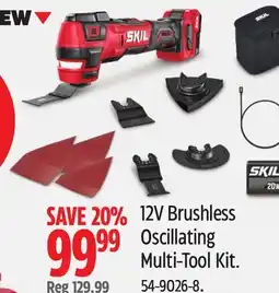 Canadian Tire Skil 12V Brushless Oscillating Multi-Tool Kit offer
