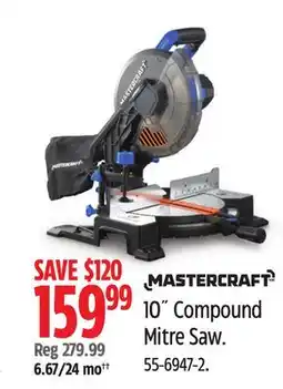 Canadian Tire 10˝ Compound Mitre Saw offer