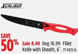 Canadian Tire Fillet Knife with Sheath offer