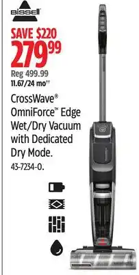 Canadian Tire CrossWave OmniForce Edge Wet/Dry Vacuum with Dedicated Dry Mode offer