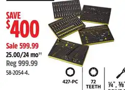 Canadian Tire Stanley Black Chrome Socket Sets offer