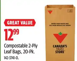 Canadian Tire Canadian Tire Compostable 2-Ply Leaf Bags offer