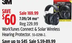 Canadian Tire 3M WorkTunes Connect & Solar Wireless Hearing Protector offer