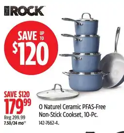 Canadian Tire O Naturel Ceramic PFAS-Free Non-Stick Cookset, 10-Pc offer