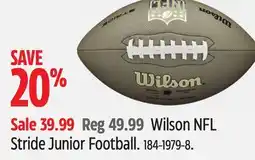 Canadian Tire Wilson NFL Stride Junior Football offer
