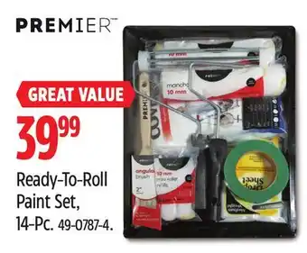 Canadian Tire PREMIER Ready-To-Roll Paint Set, 14-Pc offer