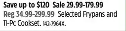 Canadian Tire Green Pan Selected Frypans and 11-Pc Cookset offer