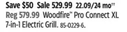 Canadian Tire Ninja Woodfire Pro Connect XL 7-in-1 Electric Grill offer