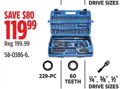 Canadian Tire Mastercraft General Use Socket Sets offer
