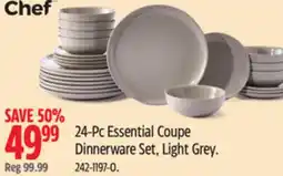 Canadian Tire Master Chef 24-Pc Essential Coupe Dinnerware Set offer