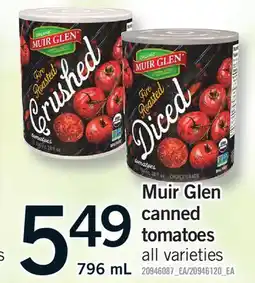 Fortinos MUIR GLEN CANNED TOMATOES offer