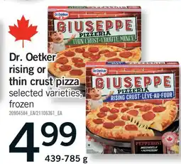 Fortinos DR. OETKER RISING OR THIN CRUST PIZZA offer