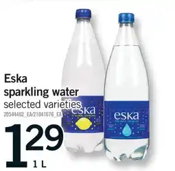 Fortinos ESKA SPARKLING WATER offer