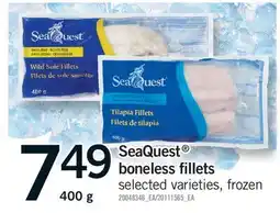 Fortinos SEAQUEST BONELESS FILLETS offer