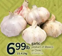 Fortinos GARLIC offer