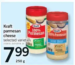 Fortinos KRAFT PARMESAN CHEESE offer