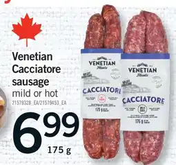 Fortinos VENETIAN CACCIATORE SAUSAGE offer