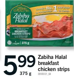 Fortinos ZABIHA HALAL BREAKFAST CHICKEN STRIPS offer