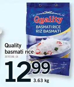 Fortinos QUALITY BASMATI RICE offer