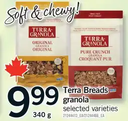 Fortinos TERRA BREADS GRANOLA offer